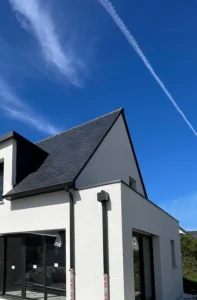 chantier gouttières et descentes pluvitec 